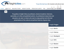 Tablet Screenshot of insightcities.com